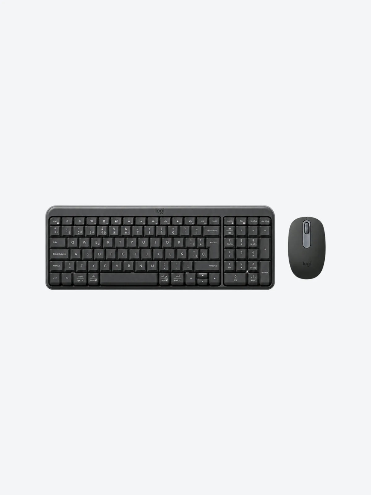 COMBO LOGITECH TECLADO Y MOUSE INALÁMBRICO MK250 COMPACTO GRAFITO-1