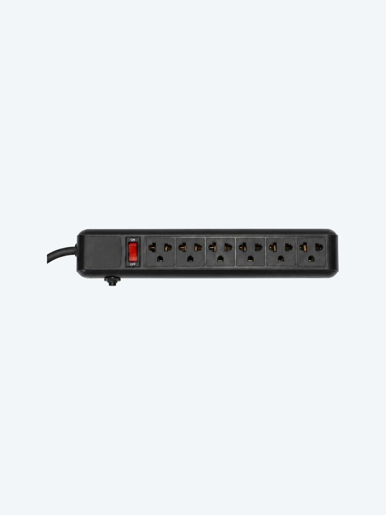 POWER STRIP ARGOM 6-OUTLETS 110V BLACK-1