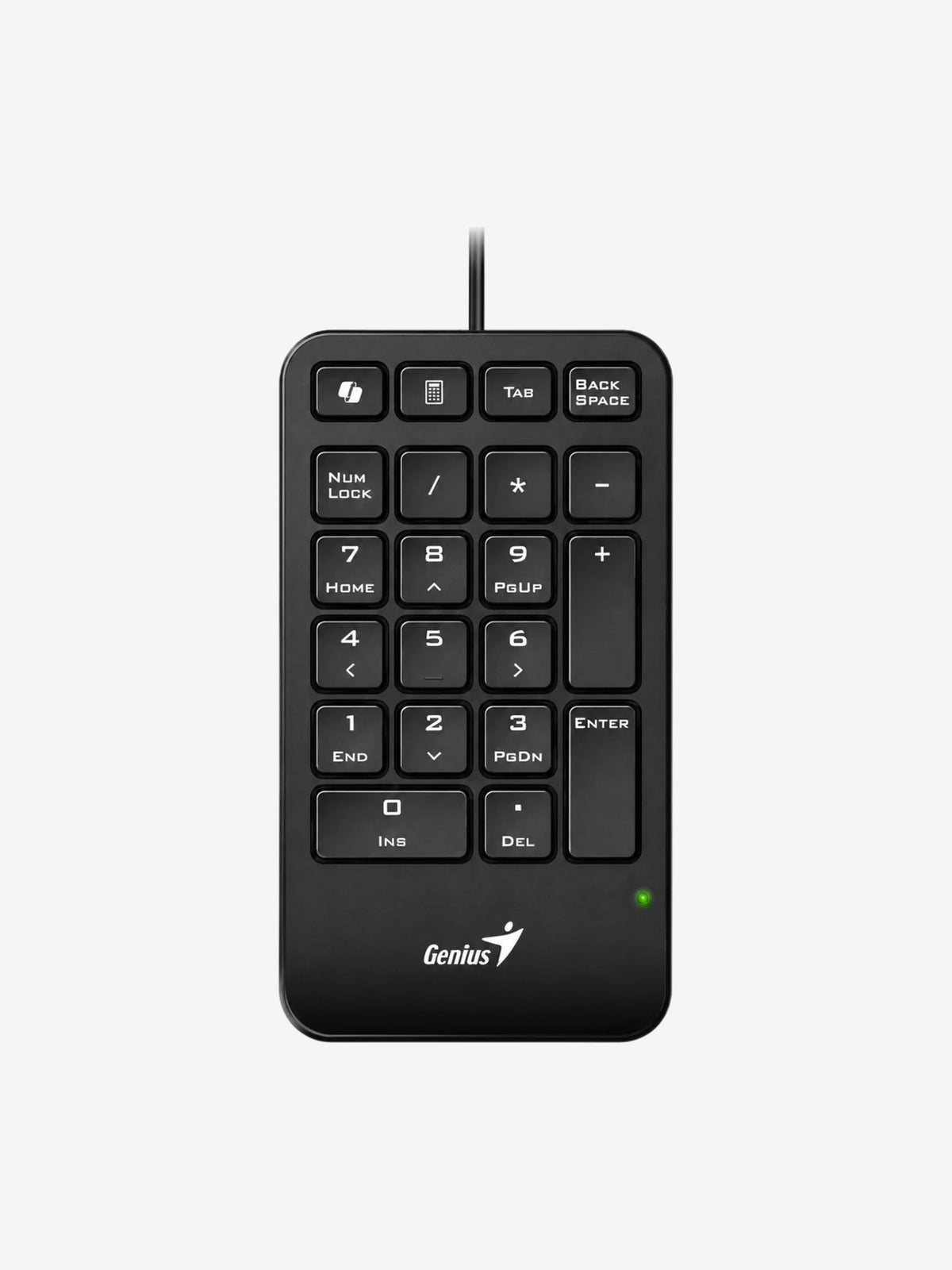 TECLADO GENIUS NUMPAD 125 MEMBRANA ALAMBRICO USB-C 31300019401-1