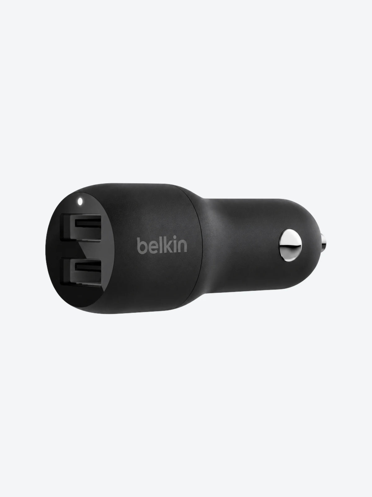 Belkin Dual Charger - Adaptador de corriente para el coche - 24 vatios - 4.8 A - 2 conectores de salida (USB) - negro-1