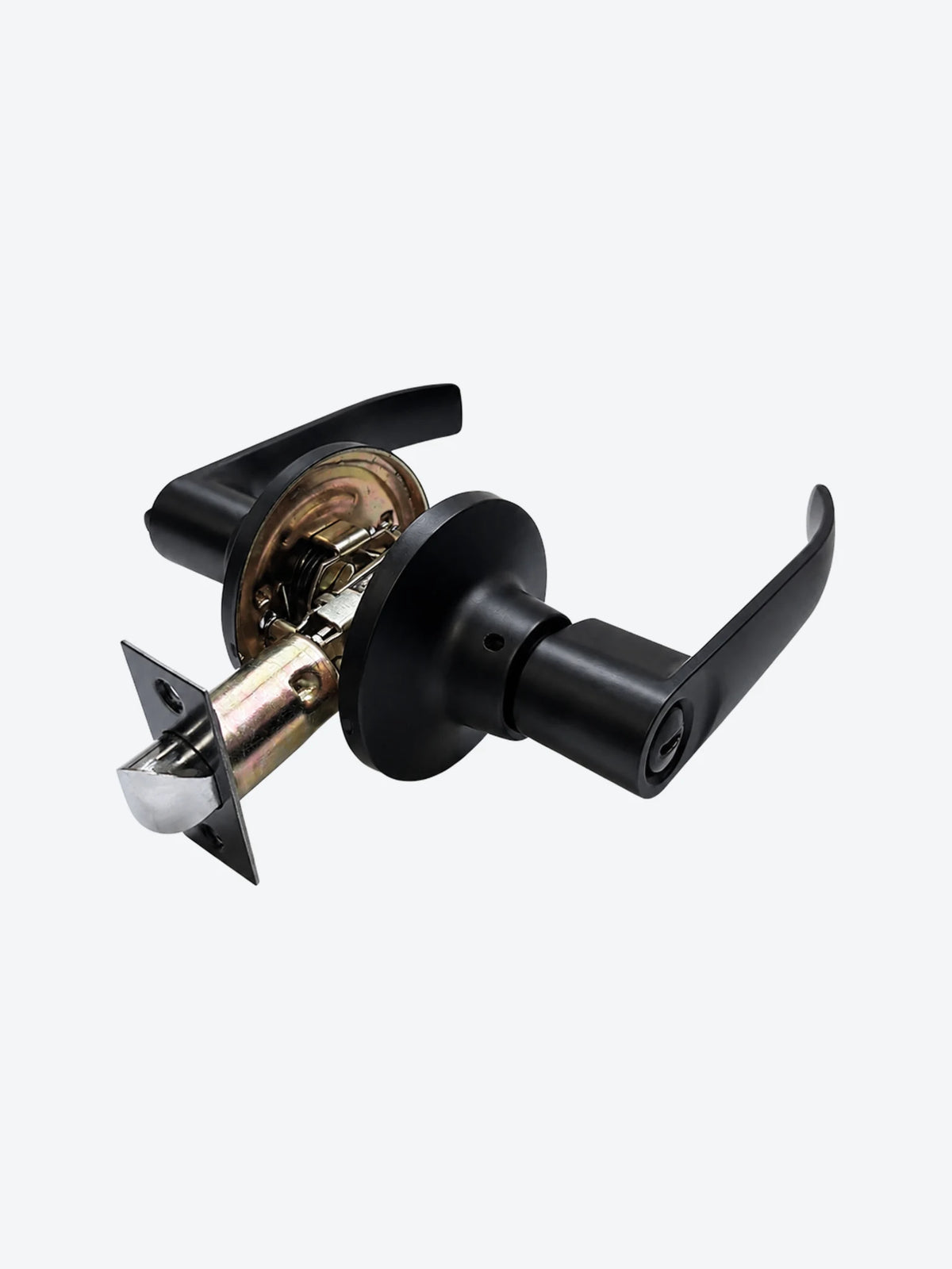 CERRADURA CILINDRICA BANO NEGRO MATE-1