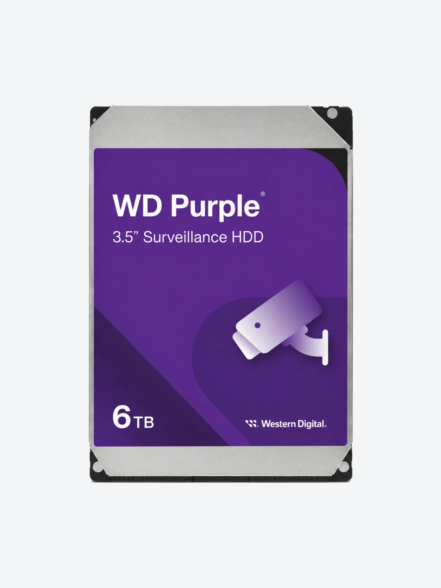 WD Purple WD64PURZ - Disco duro - 6 TB - vigilancia - interno - 3.5" - SATA 6Gb/s - 5400 rpm - búfer: 256 MB