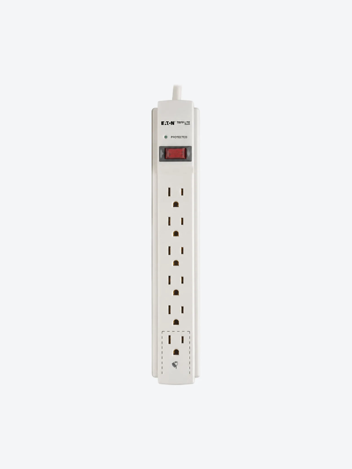 Eaton Tripp Lite Series Surge Protector Power Strip 120V 6 Outlet 6' Cord 790 Joule - Protector contra sobretensiones - 15 A - CA 120 V - 1800 vatios - conectores de salida: 6 - gris - para P/N: CLAMPUSBLK, CLAMPUSW