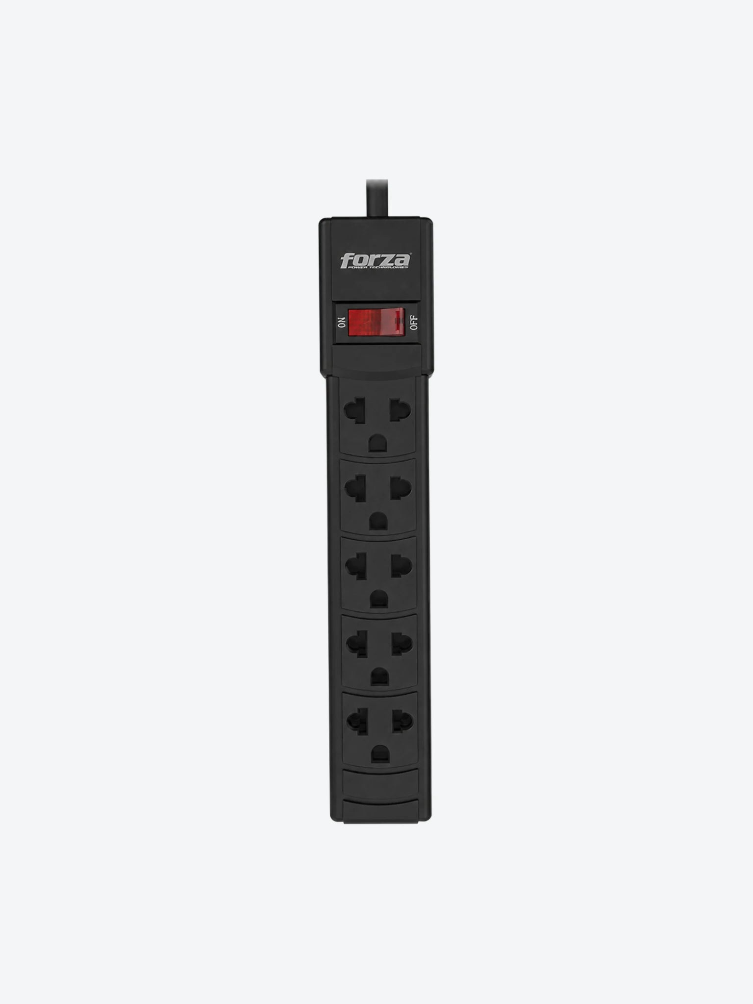 Forza  -  PS Series PS-001B - Banda de potencia - CA 120-220 V - conectores de salida: 6 - negro