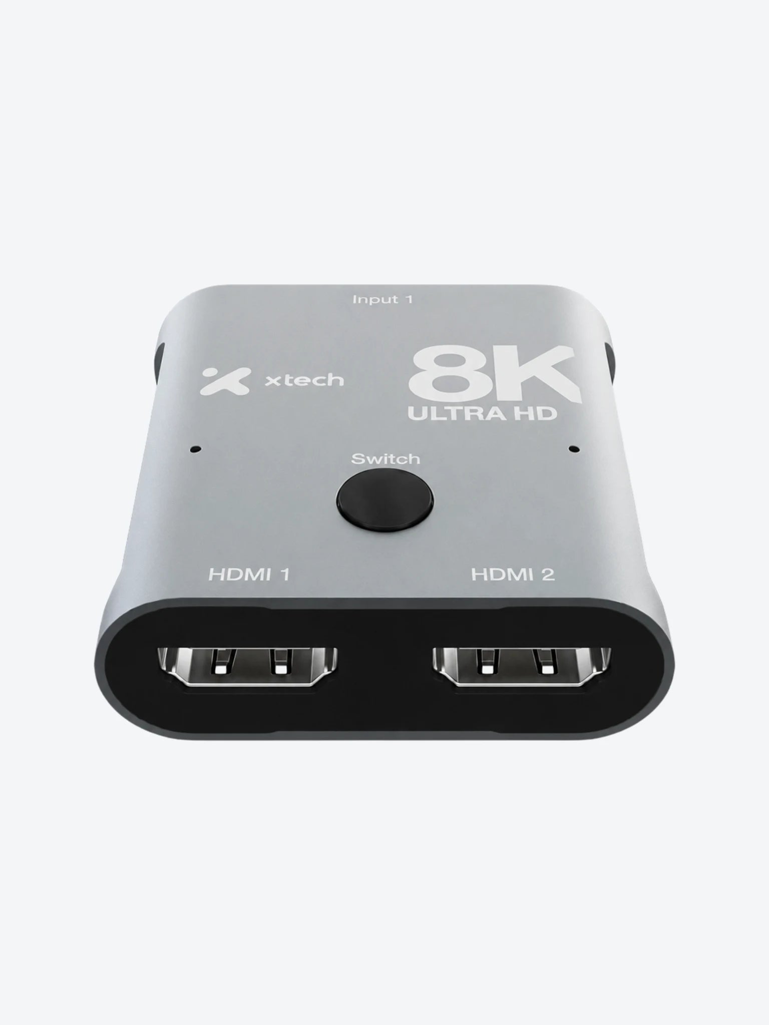 Xtech - 8K HDMI 2-Port Bidirectional Switch - Aluminum Alloy XHA-440