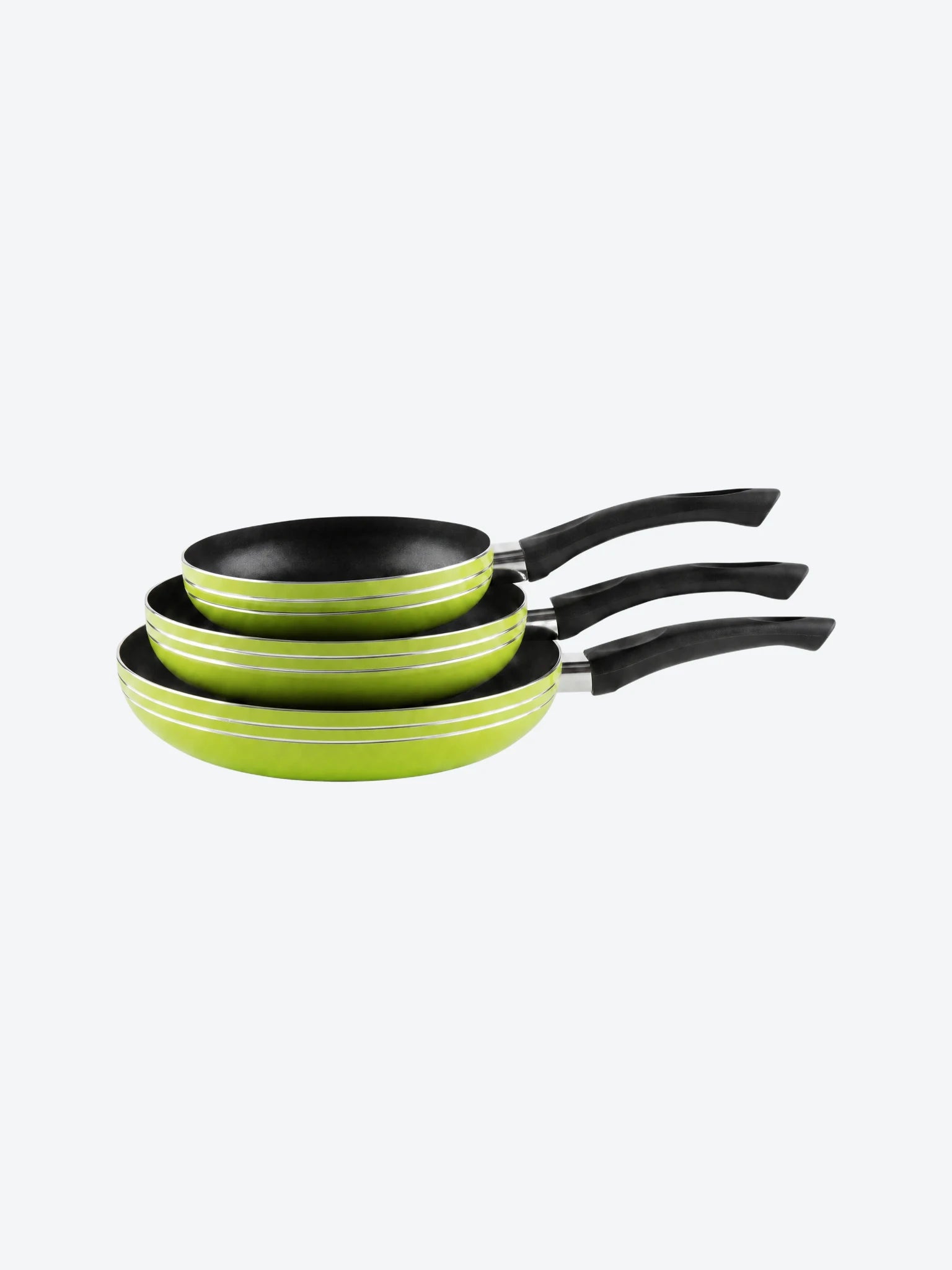 Juego de Sartenes Picca Cerdeña PI003SSTE 20" - 26" - 30"cm Color Verde-1