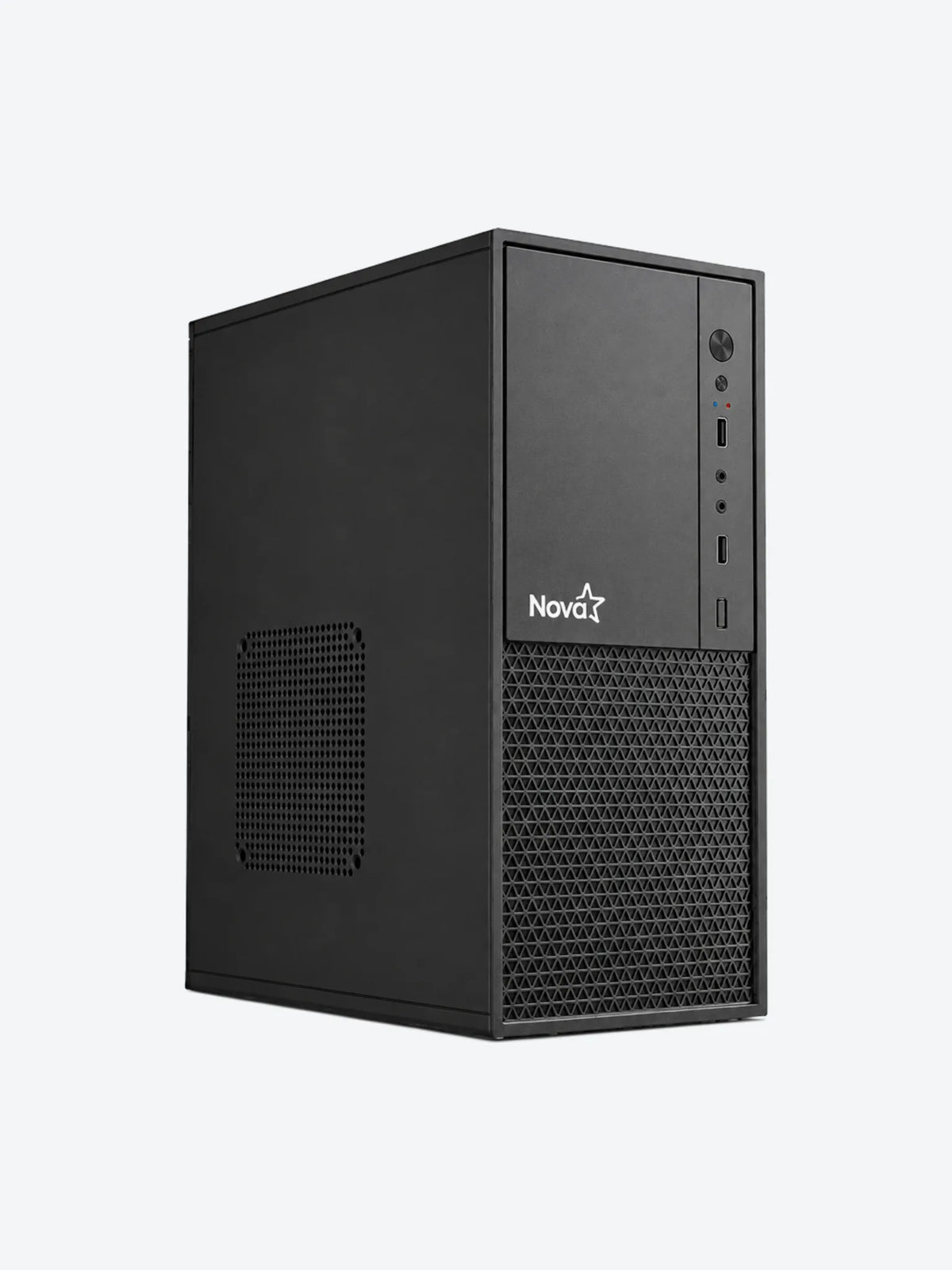 CASE NOVA CM09Z9RA001C MINI TOWER SIN FUENTE DE PODER INCLUIDA NEGRO-1