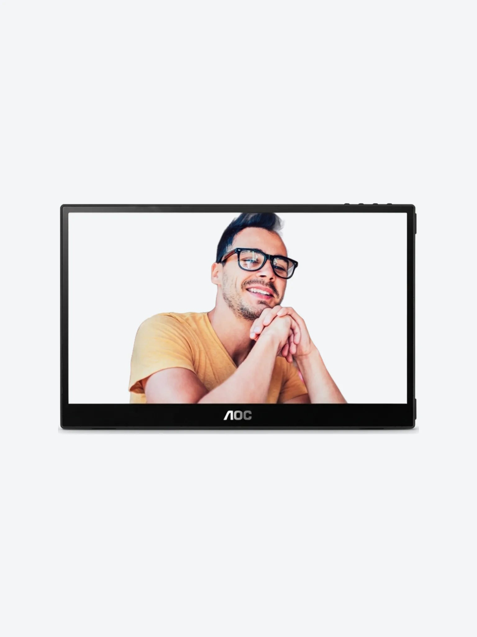 MONITOR PORTÁTIL 15.6Plg AOC 16T20 PLANO 1920 X 1080 FHD 60HZ IPS USB-C SIN ADAPTADOR INCLUIDO NEGRO