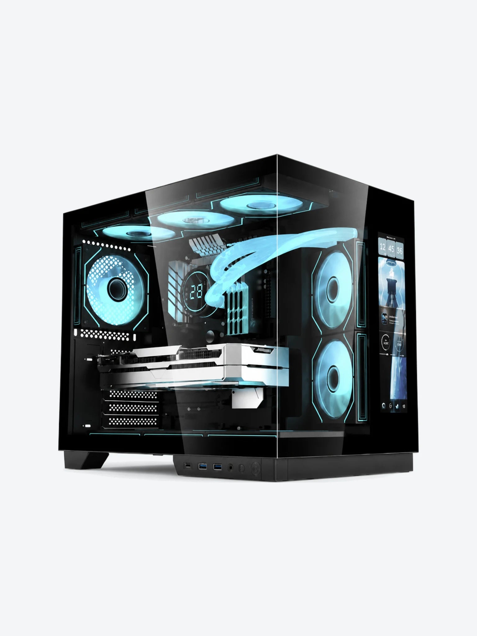 CASE EAGLE WARRIOR CG01YJRA001C MID TOWER SIN VENTILACION INCLUIDA CON VIDRIO TEMPLADO SIN FUENTE
