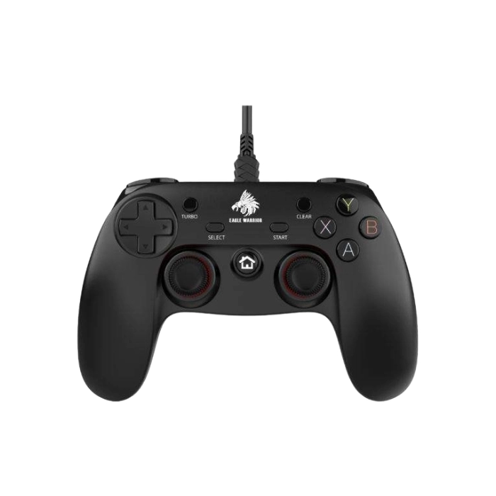 GAME PAD EAGLE WARRIOR EG-C1059T COMPATIBLE CON ANDROID / PC / PS3 Y XBOX ALAMBRICO USB CON XINPUT-1