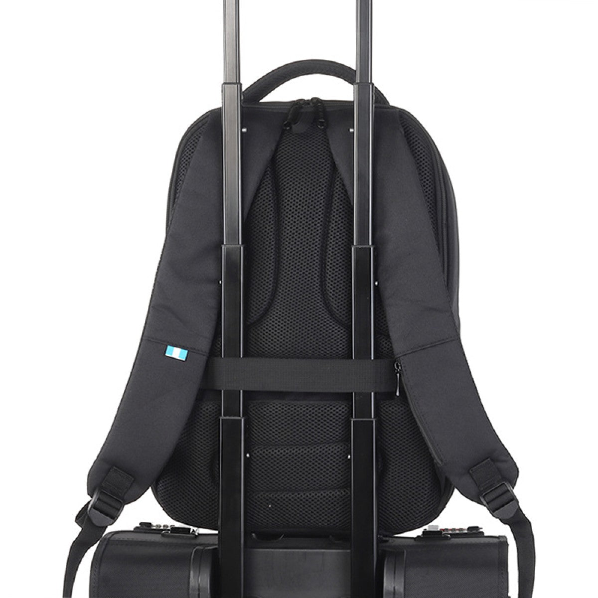 Mochila U2 Negro Con Gris Claro-3