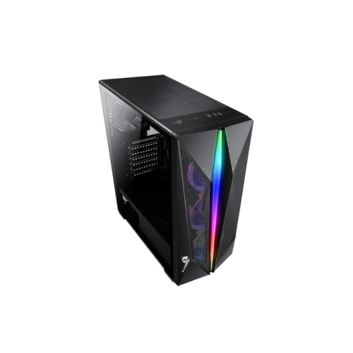 Case Gamer X-Lion H2-530 Tempered Glass Side Panel + 3 12cm Fans USB2.0*2+USB3.0*1+Hd Audio-4