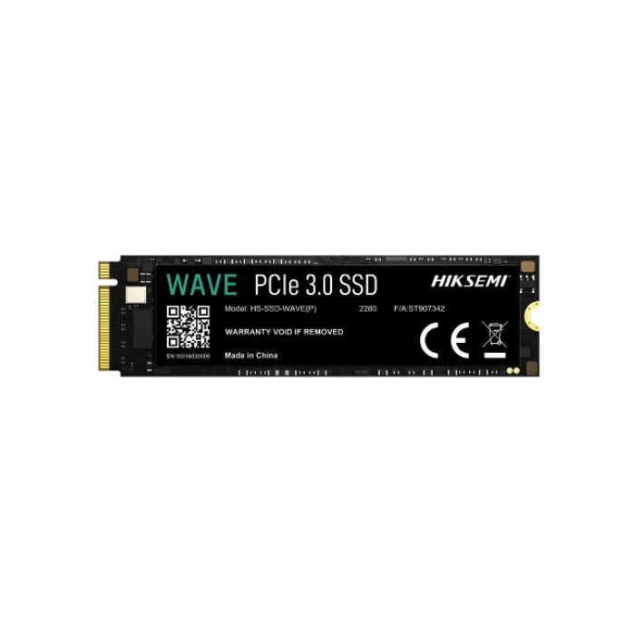 Disco Solido Interno Hiksemi HS-SSD-WAVE(P)512G  512G M.2 2280 PCIE GEN3 X4 2500MB/S / 1025MB/S Color Negro-1
