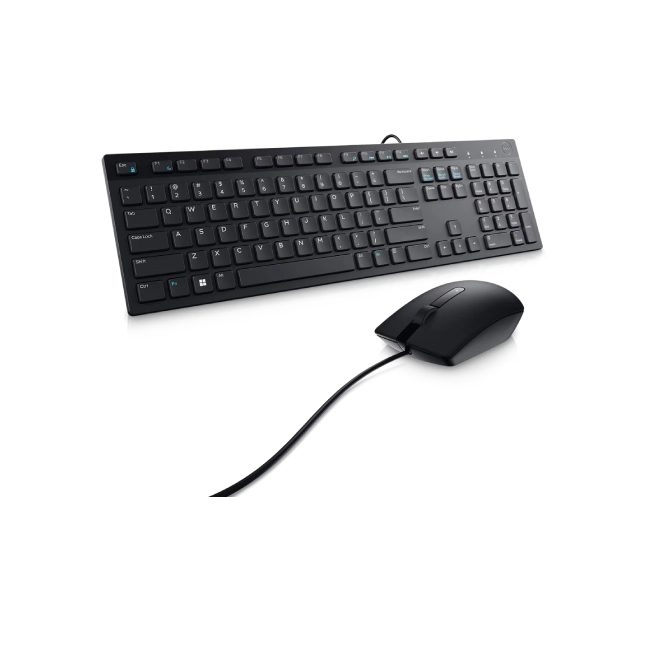 Dell - KM300C - Keyboard and mouse set - Spanish - Wired - USB - Black-3