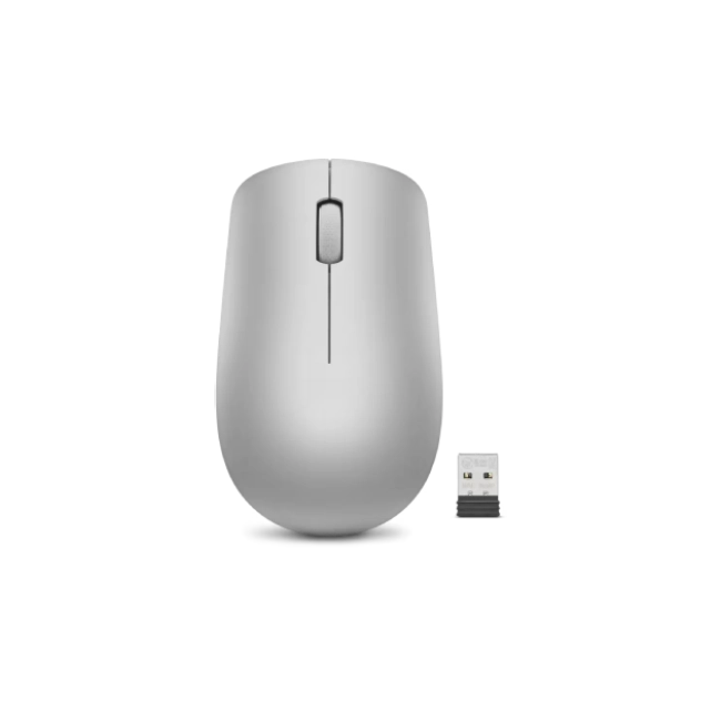 Lenovo - Mouse - Wireless - Platinum Grey-2