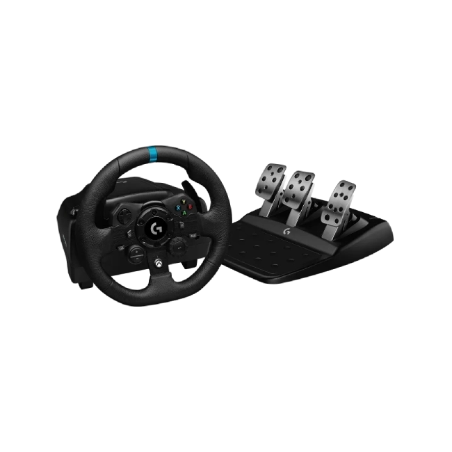 Logitech G923 - Juego de volante y pedales - cableado - para PC, Microsoft Xbox One, Microsoft Xbox Series S, Microsoft Xbox Series X