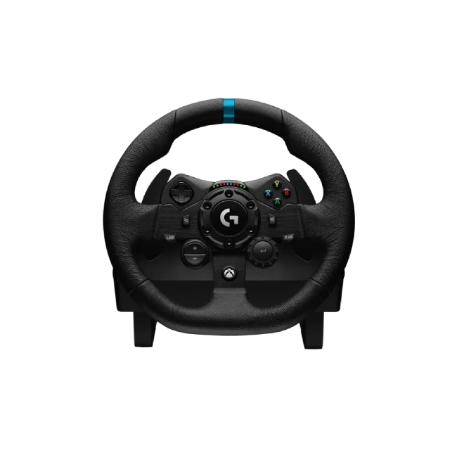 Logitech G923 - Juego de volante y pedales - cableado - para PC, Microsoft Xbox One, Microsoft Xbox Series S, Microsoft Xbox Series X-2