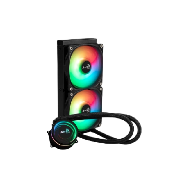 Enfriamiento Liquido RGB Aerocool Oasis L240 BK AIO 240mm ACLA-OA24117.11 Negro-3