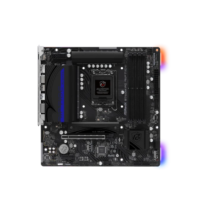 TARJETA MADRE ASROCK B760M PG RIPTIDE WIFI LGA1700 MICRO-ATX DDR5 MB-B760MPGRIPW-5