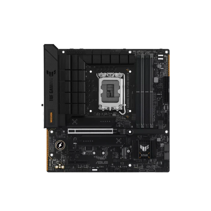 ASUS - TUF GMIG B760M-PLUS WIF II - Motherboard - Micro ATX - LGA1700 Socket - Intel B760 - para Core i9 / para Core i7 / para Core i5 / para Core i3 / para Celeron / para Pentium 4 - Intel HD Graphics-4