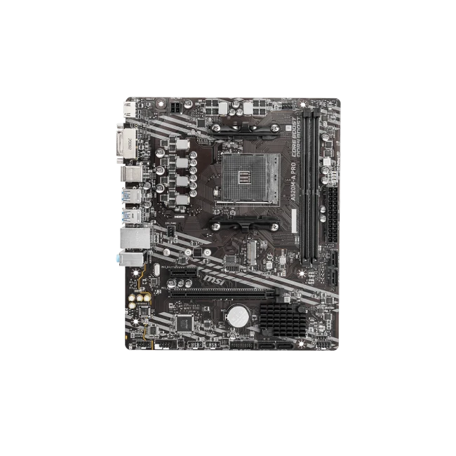 MSI - Motherboard - A520M PRO DDR4 2DIMM AM4  VGA--1
