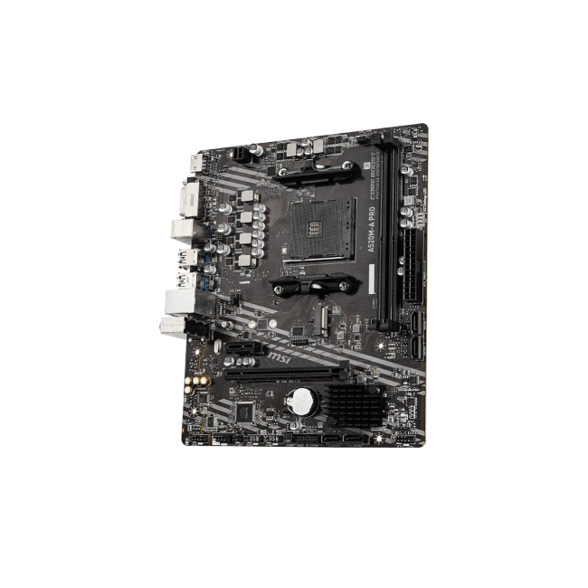 MSI - Motherboard - A520M PRO DDR4 2DIMM AM4  VGA-