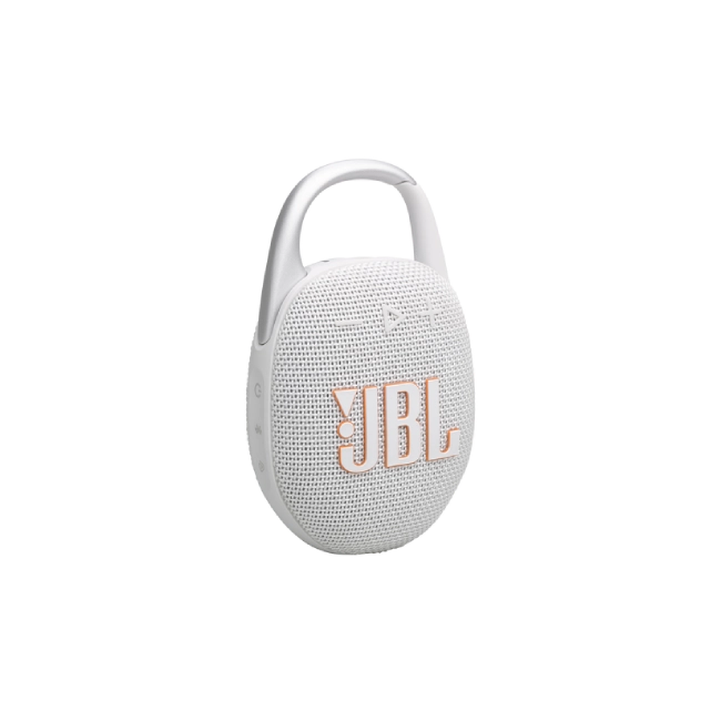 JBL Clip 5 - Altavoz - para uso portátil - inalámbrico - Bluetooth - controlado por aplicación - 7 vatios - blanco-2