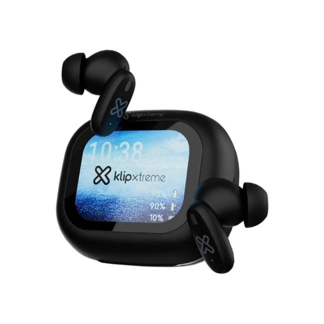 Klip Xtreme - True wireless earphones - Para Phone / Para Portable electronics / Para Tablet - Wireless - 26Hrs Hybdrid ANC Black-2