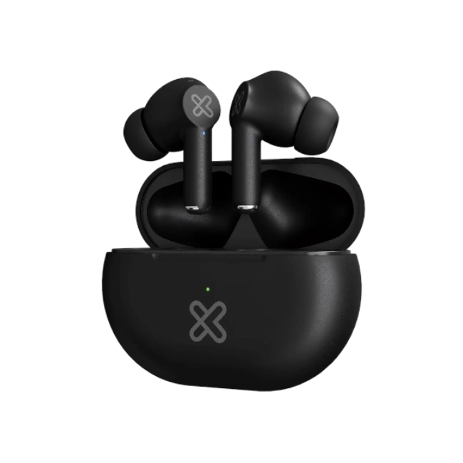 Klip Xtreme - True wireless earphones - Para Phone / Para Portable electronics / Para Tablet - Wireless - 17Hrs IPX Black-1
