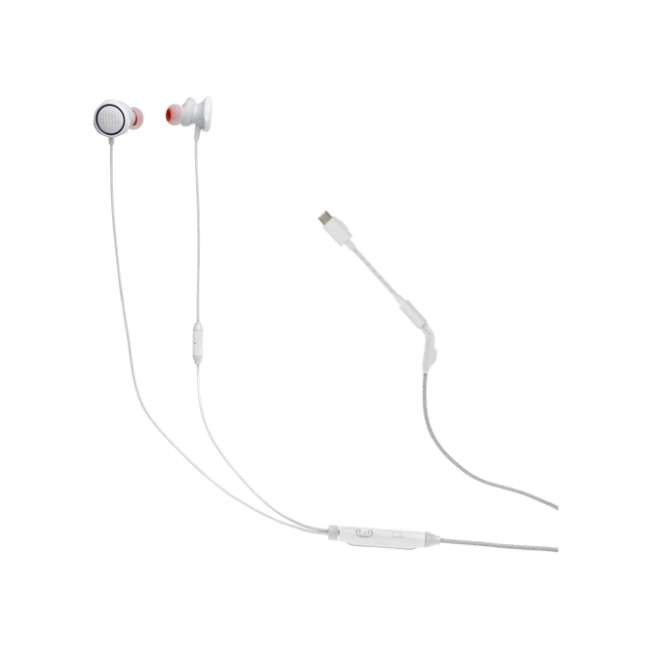 JBL - Headphones - Gaming Quantum 50 C White-1