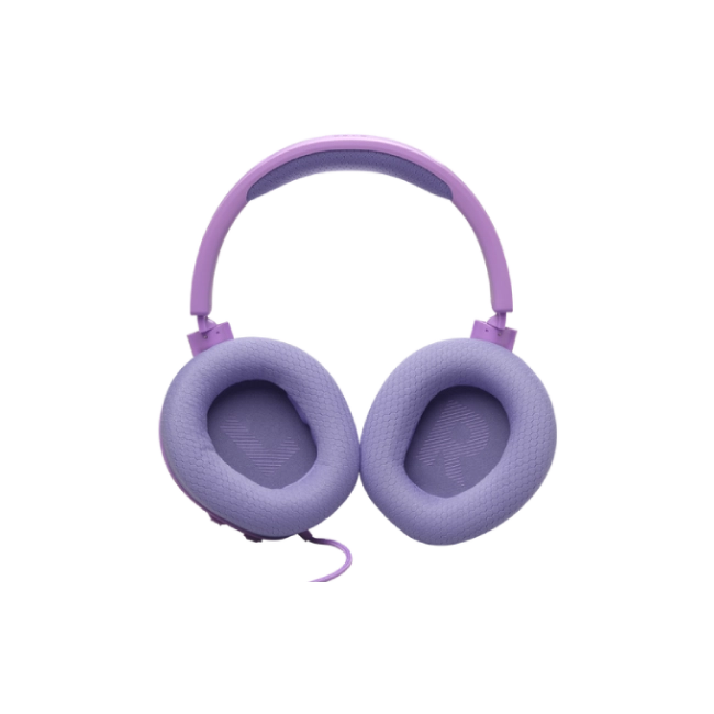 JBL Quantum 100M2 - Auriculares con diadema - Cableado - Púrpura- Respuesta de frecuencia 20 Hz - 20 kHz - Conector de 5.5mm -Tipo de micrófono Asta desmontable-3