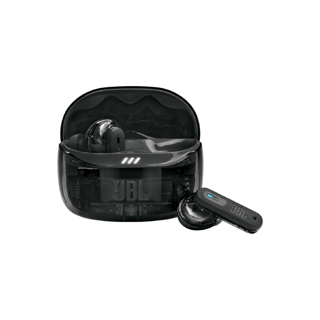 JBL TUNE - Beam - Headphones - Ghost Black - JBLTBEAM2GBLKAM