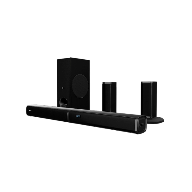 Klip Xtreme - Sound bar - Black - 5.1ch Wireless Subwoofer