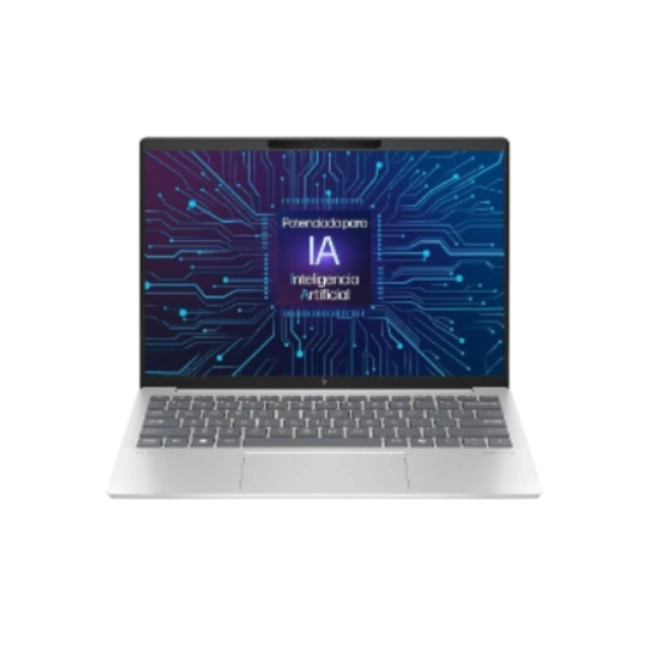 HP Pavilion 13-bg0002la - Notebook - 13" - AMD Ryzen 5 8640U - 16 GB - SSD - Windows 11 Home - Silver - Spanish-1