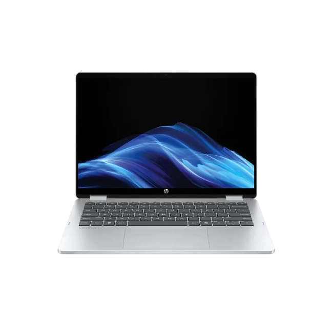HP Omni Clamshell - Notebook - 14" - Intel Core 5- 120U / 5.0 GHz - 8 GB - DDR5 SDRAM - 512 GB - Integrated graphics - Windows 11 Home - Silver-1