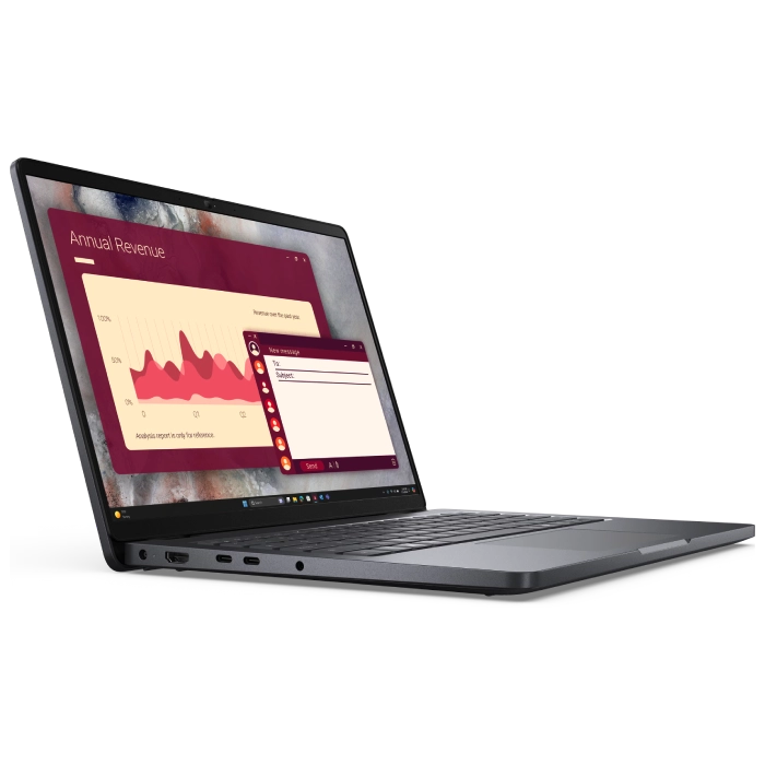 Dell Pro - Notebook - 14" - Intel Core Ultra 5 235U / 4.9 GHz - 16 GB - DDR5 SDRAM - 512 GB SSD - None - Integrated Intel Graphics - Windows 11 Pro - Silver - Spanish - 3-year warranty