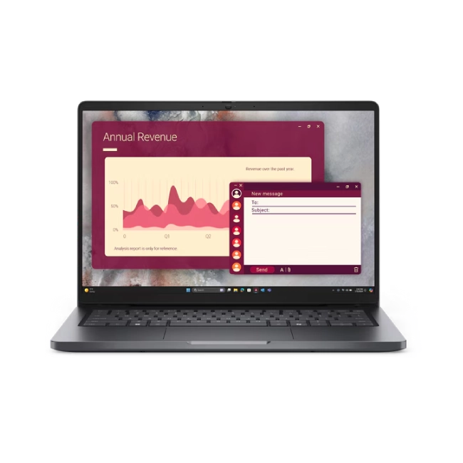 Dell Pro - Notebook - 14" - AMD Ryzen 5 Pro 340 / 4.8 GHz - 16 GB - DDR5 SDRAM - 512 GB SSD - AMD Radeon-5