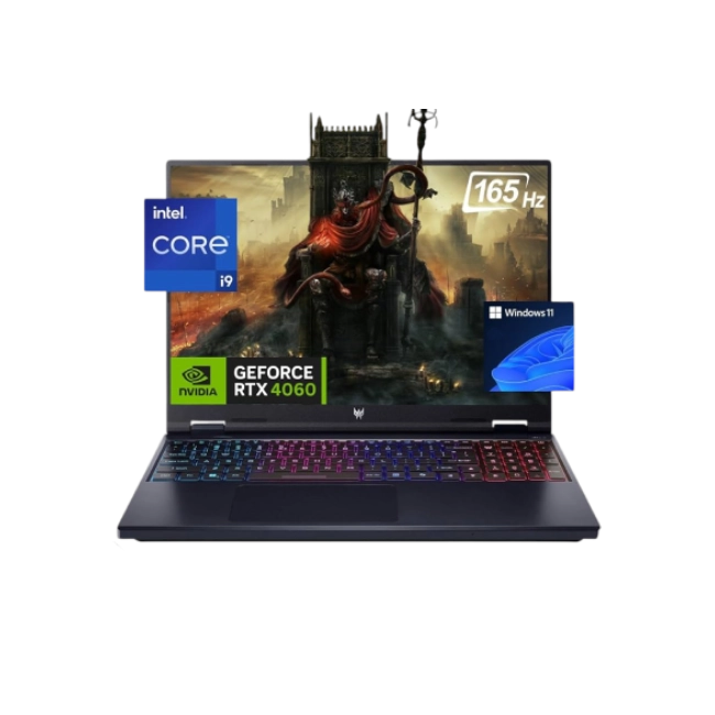 Acer Predator - Notebook - 16" - Intel Core i9 14900HX - 16 GB - DDR5 SDRAM - 1024 GB - NVIDIA GeForce RTX 4060-3