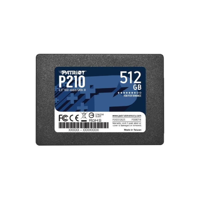 PATRIOT SSD P210 512GB SATA 3 2.5 SSD-3