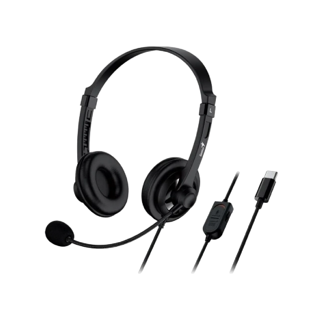 HEADSET GENIUS HS-230U ALÁMBRICO USB-C 2.4M 31710021405-1