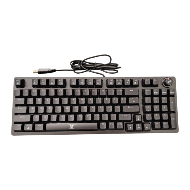 Teclado Gaming Quimera USB Mecanico QM-HY-100BK Color Negro-2