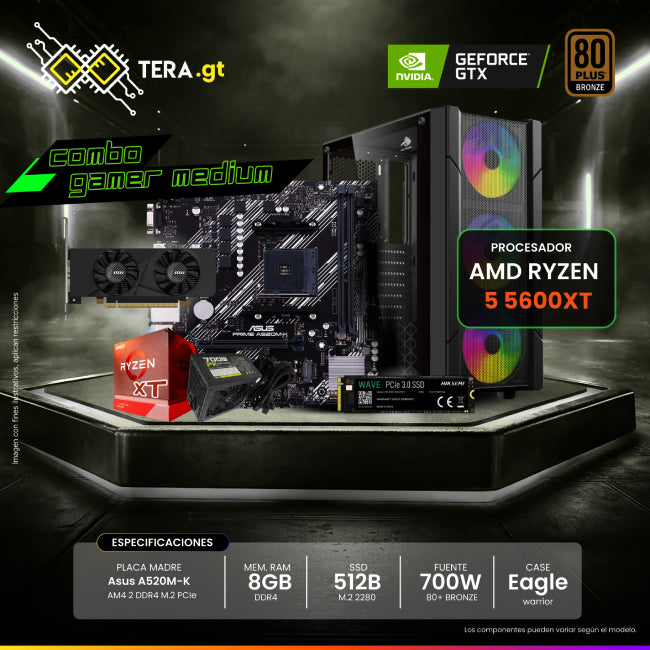 CPU Combo Gaming - Ryzen 5-5600GT-LP