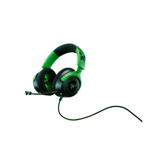 Headset Gaming Razer RZ04- 05180200- R3M1 Kraken V4 X Wired Color Verde Minecraft-5