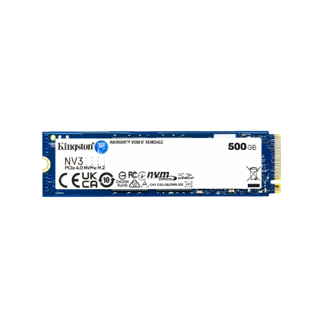 Disco Solido Interno Kingston SNV3S/500G 500GB NV3 PCle 4.0 NVMe M.2