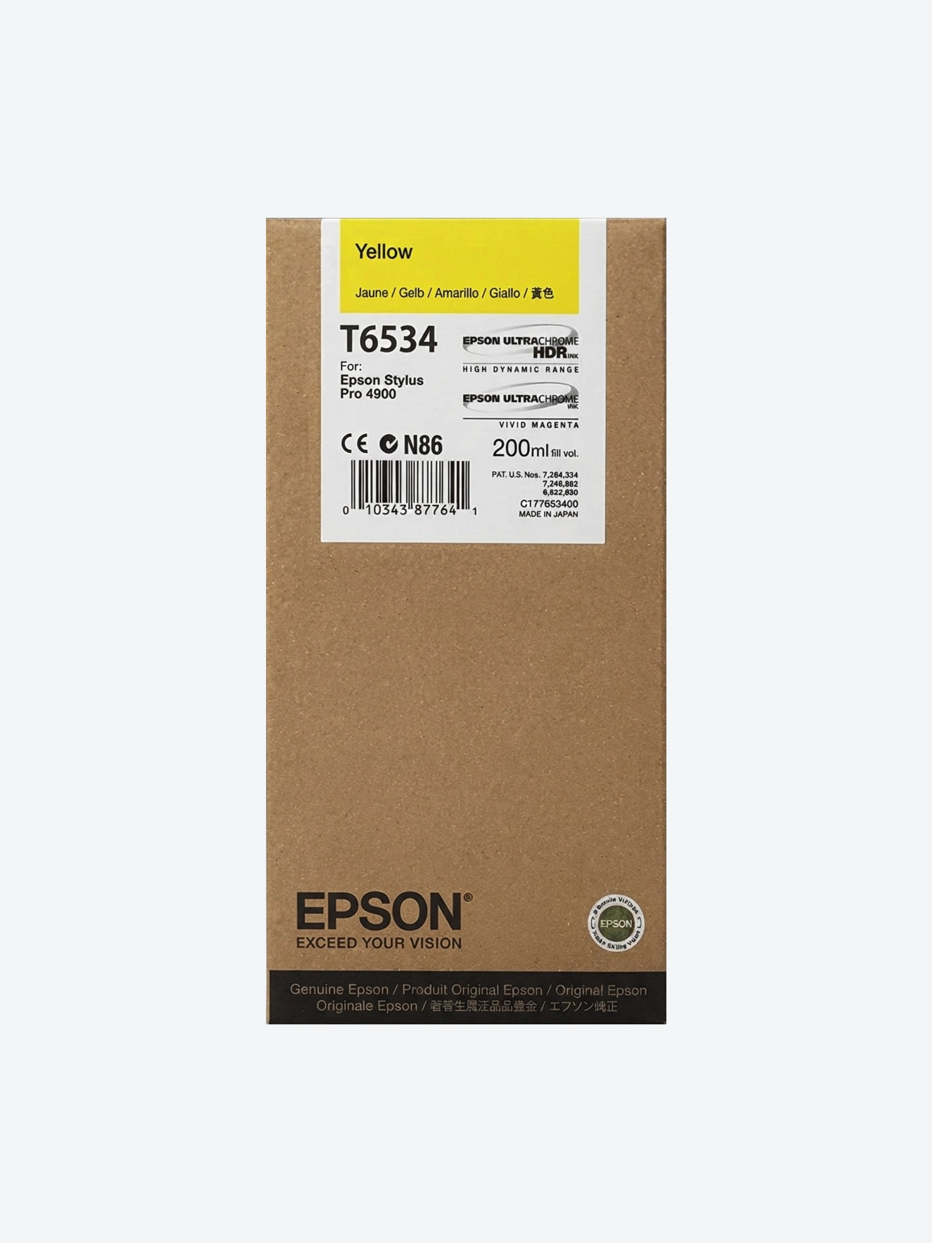 YELLOW 200 ml Epson Stylus Pro 4900