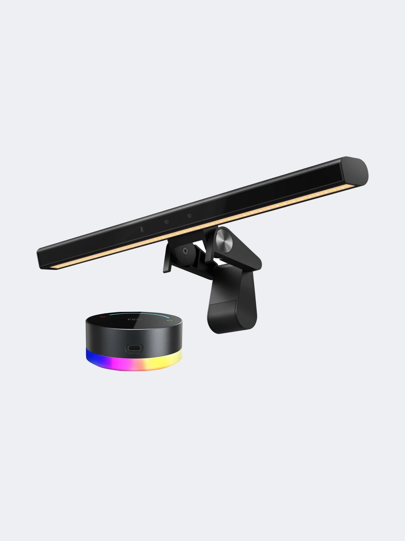 TERA Barra de Luz Para Monitor TERA-AML-T1-RGB con Iluminacion Dinamica RGB Color Negro