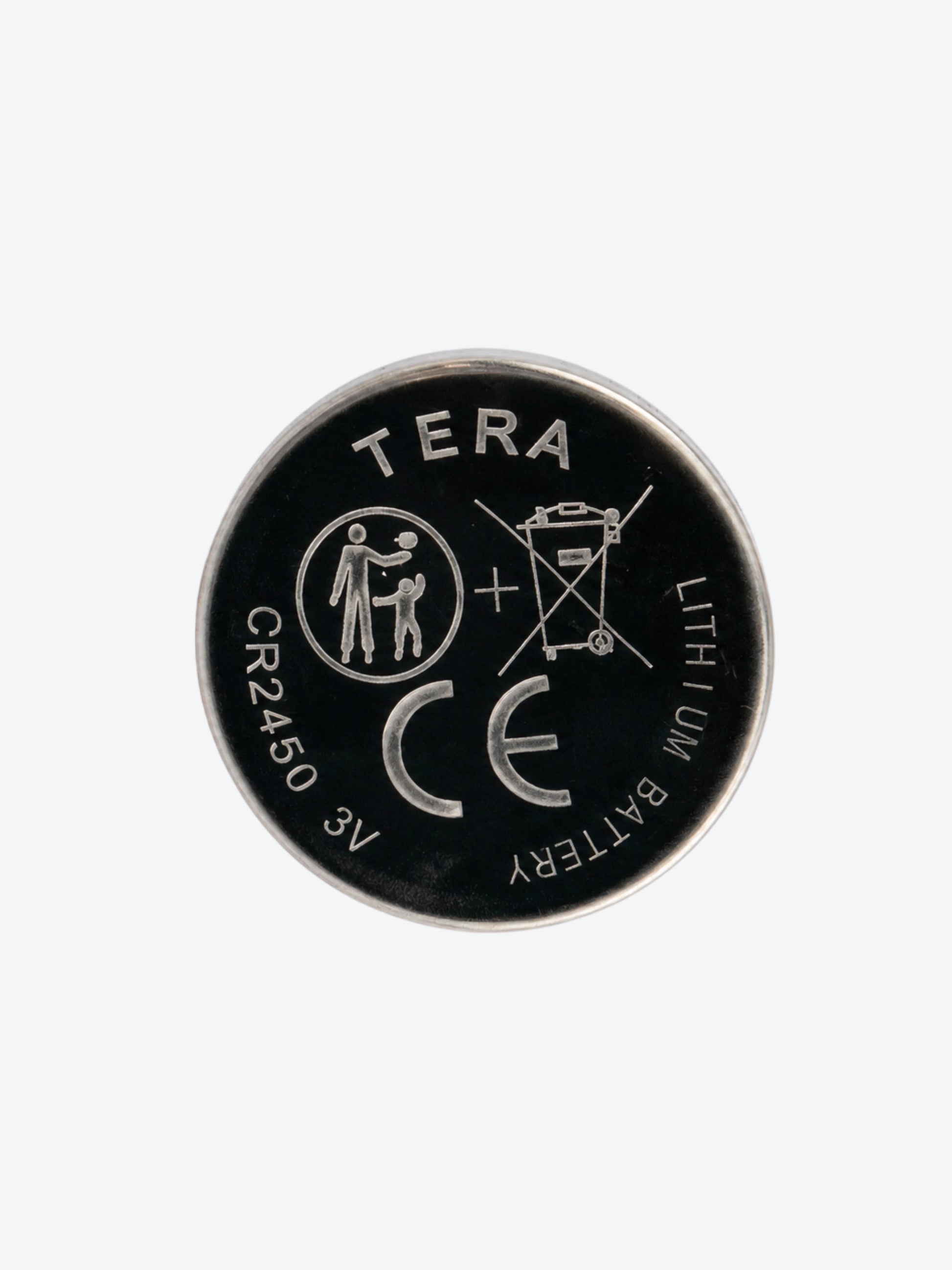 TERA 3V CR2450 Button Cell Battery 580mAh TERA-CR2450-580-2