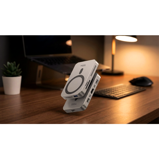 Enclosure Tera TERA-MAGHUB-SSD-01 Compatible M.2NVMe Puerto USB-C Color Plateado-14