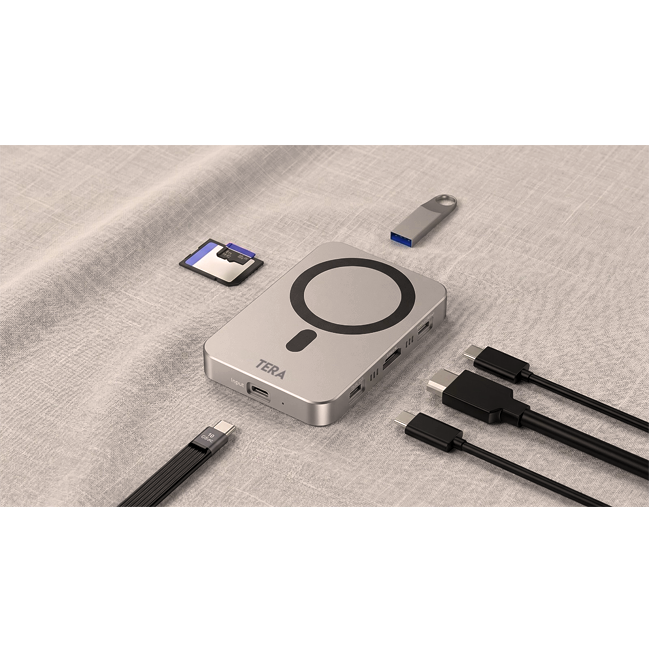 Enclosure Tera TERA-MAGHUB-SSD-01 Compatible M.2NVMe Puerto USB-C Color Plateado-7