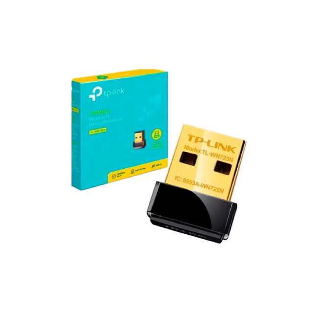 ADAPTADOR TP LINK USB NANO INALAMBRICO TL-WN725N-2